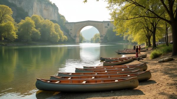 Location de canoë à Vallon Pont d'Arc : vivez une aventure unique